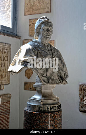 Sculptures in Vatican museum. Stock Photo