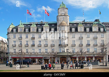 Grand Hotel Oslo Norway Stock Photo