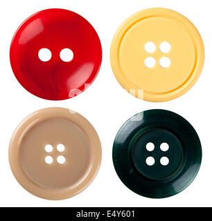 Set of sewing buttons on white background, banner design Stock Photo ...