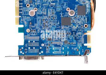 Modern computer graphics card close-up Stock Photo