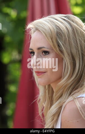 Pensive young woman Stock Photo