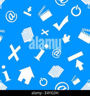 Web icons pattern Stock Photo