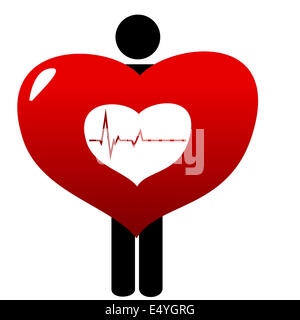 Heart beat Stock Photo