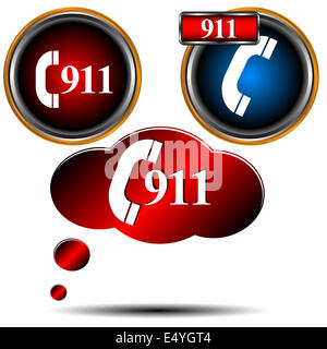 911 emergency set Stock Photo