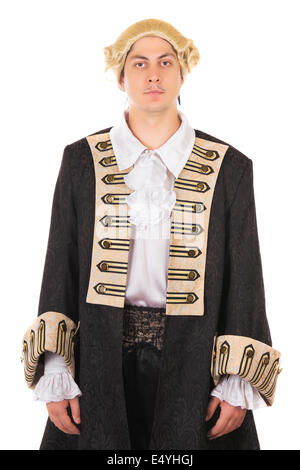 Man in medieval costume Stock Photo