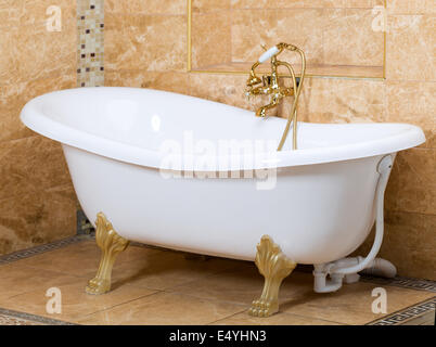A Beautiful interior of a bathroom Stock Photo