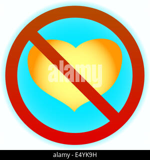 No heart Stock Photo