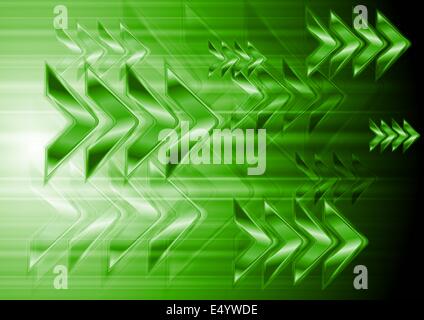 Abstract glossy arrows background Stock Photo