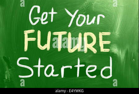 Get Your Future Started Concept Stock Photo