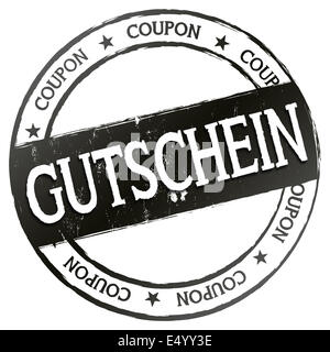 New Stamp - Gutschein Stock Photo