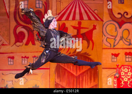 Dress rehearsal of Rimsky-Korsakov’s ballet opera Le Coq d’Or (The Golden Cockerel) at the London Coliseum. Stock Photo