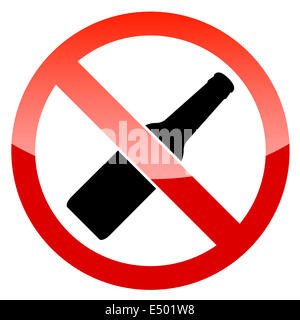 No alcohol  sign Stock Photo