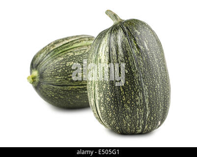 Two fresh green marrows Stock Photo