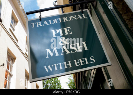 Goddards Pie and Mash Shop in Greenwich London Stock Photo