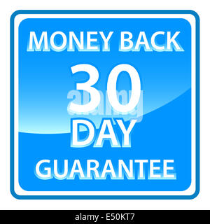 30 days money back guarantee Stock Photo