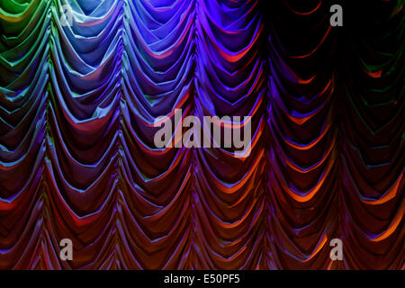 theater curtain Stock Photo