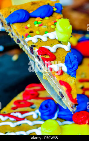 chocolate chip cookie birthday cake Stock Photo