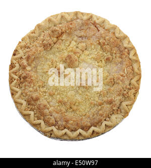 Apple Crumb Pie Stock Photo