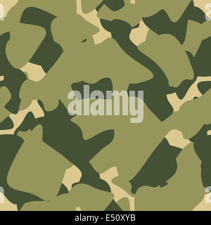 Camouflage Seamless Pattern Stock Photo
