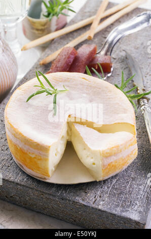 soft french cheese Stock Photo