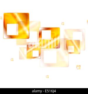 Abstract shiny squares vector background Stock Photo