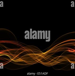 abstract fire frame copyspace Stock Photo