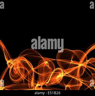 abstract fire frame copyspace Stock Photo