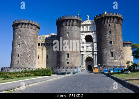 Castel Nuovo in Naples Stock Photo