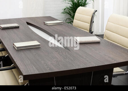modern conference table Stock Photo