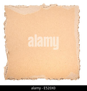 Brown cardboard texture Stock Photo