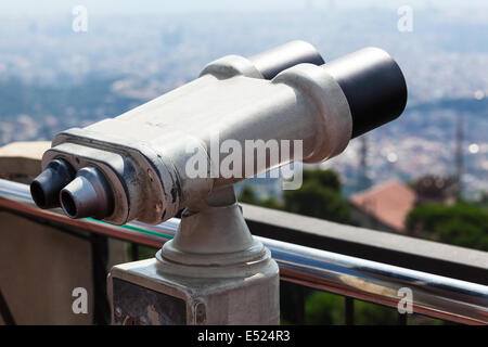 old device for observing Stock Photo