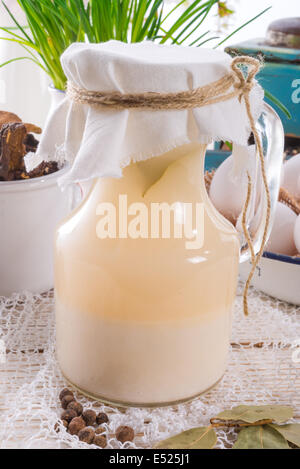 THE SOURDS SOUR SOUP Stock Photo