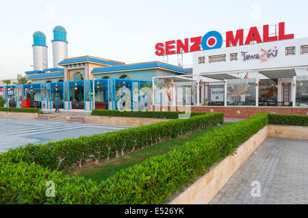 Senzo Mall is a huge new shopping center. This shopping center was opened in 2009 in the heart of Hurghada, just a short distance from the airport, Hurghada, Egypt, July 2, 2014. (CTK Photo/Michal Okla) Stock Photo