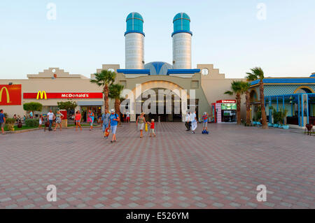 Senzo Mall is a huge new shopping center. This shopping center was opened in 2009 in the heart of Hurghada, just a short distance from the airport, Hurghada, Egypt, July 2, 2014. (CTK Photo/Michal Okla) Stock Photo