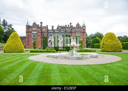 Keele Hall in the grounds of Keele University Keele Stoke-on-Trent Staffs England UK Stock Photo