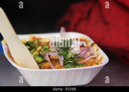 Close-up of boiled grams in bowl Stock Photo