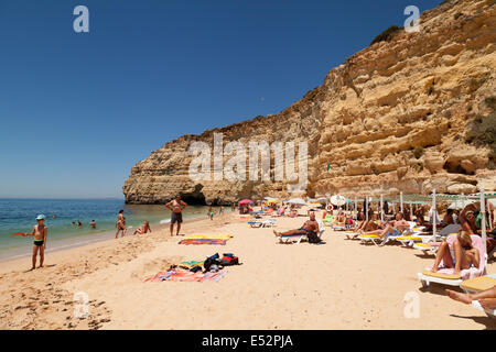 Vale Centeanes beach, Rocha Brava,  the Algarve, Portugal Europe Stock Photo