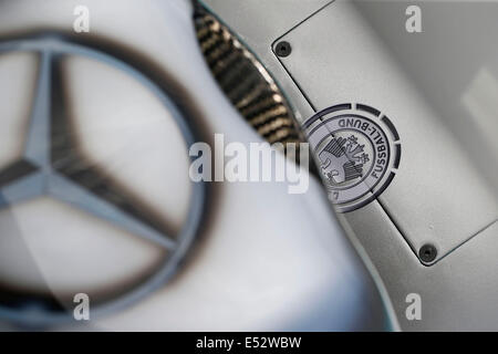 Hockenheim, Germany. 18th July, 2014. Motorsports: FIA Formula One World Championship 2014, Grand Prix of Germany,   DFB Branding, Mercedes Credit:  dpa picture alliance/Alamy Live News Stock Photo