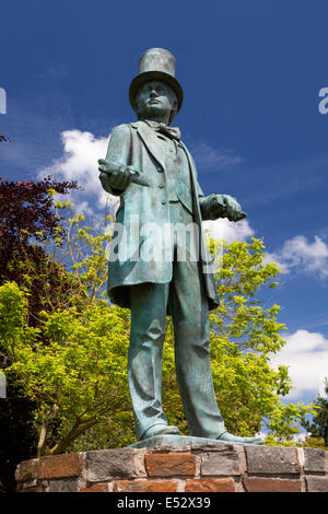 Statue of Isambard Kingdom Brunel, Neyland, Pembrokeshire Stock Photo