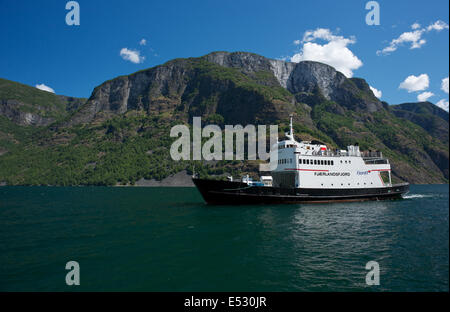 Undredal Norway Aurlandsfjorden Stock Photo