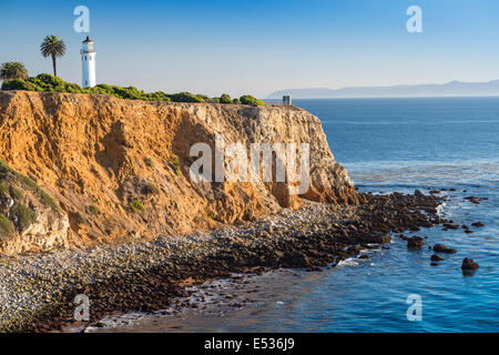 Los Angeles, California, USA at Point Vicente Lighthouse in Rancho Palos Verdes. Stock Photo