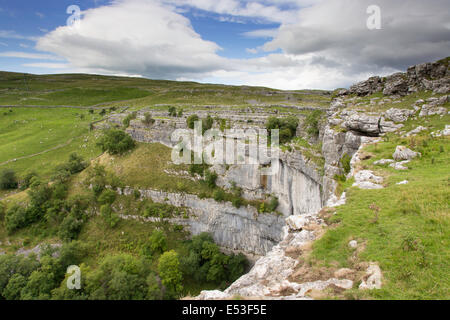 Malham Cove, Yorkshire Dales National Park, North Yorkshire, England, UK Stock Photo