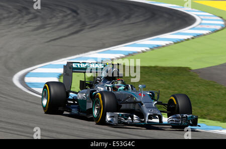 Hockenheim, Germany. 18th July, 2014. Motorsports: FIA Formula One World Championship 2014, Grand Prix of Germany, #6 Nico Rosberg (GER, Mercedes AMG Petronas F1 Team), Credit:  Action Plus Sports/Alamy Live News Stock Photo