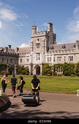 The main Quadrangle at University College Cork, Ireland. Stock Photo