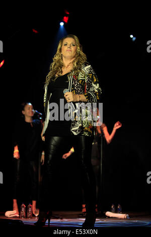 Guilford, UK. 19th July, 2014. Sam Bailey performing on  2nd stage on day 2 of Guilfest Credit:  swift-creative.com/Alamy Live News Stock Photo