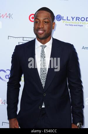 Los Angeles, CA, USA. 19th July, 2014. Dwayne Wade at arrivals for 16th Annual DesignCare to Benefit the HollyRod Foundation, The Lot Studios in West Hollywood, Los Angeles, CA July 19, 2014. Credit:  Dee Cercone/Everett Collection/Alamy Live News Stock Photo