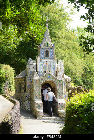 The Little Chapel, Les vauxbelets, St Andrews, Guernsey, Channel Islands, GB Stock Photo