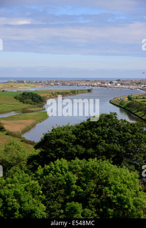 Warkworth Harbour Northumberland UK Stock Photo