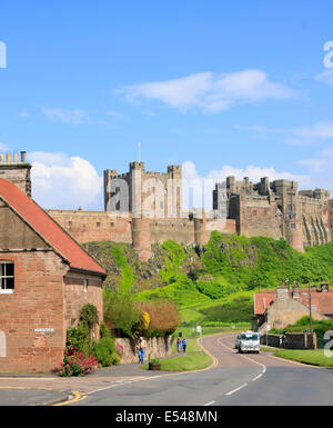 Bamburgh Castle Northumberland UK Stock Photo