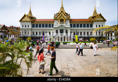 Phra Thinang Chakri Maha Prasat buildings. Grand Palace. Bangkok, Thailand, Asia. Stock Photo